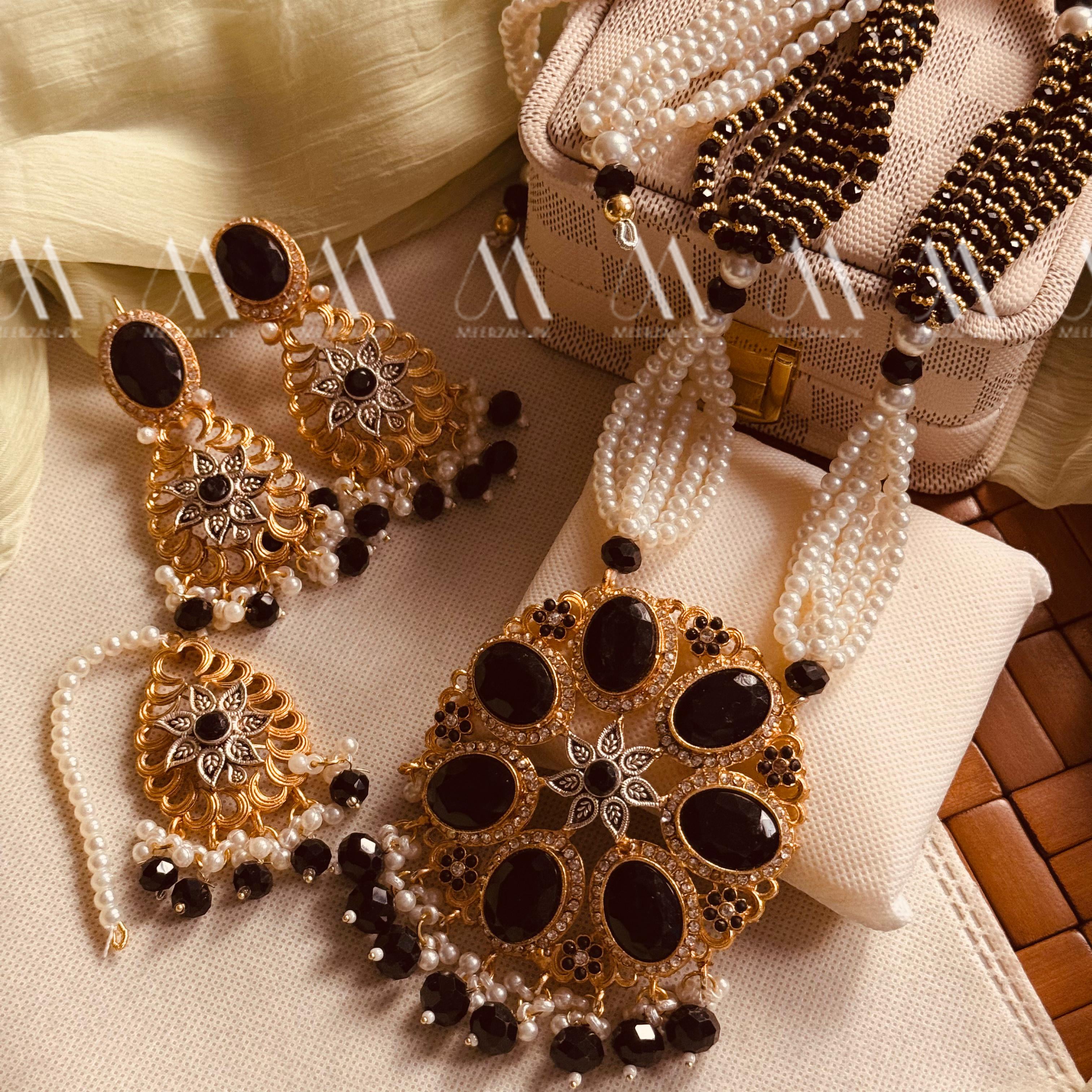 24K Gold Plated Real Zircon Stones Jarao Choker Set for Girls/Women