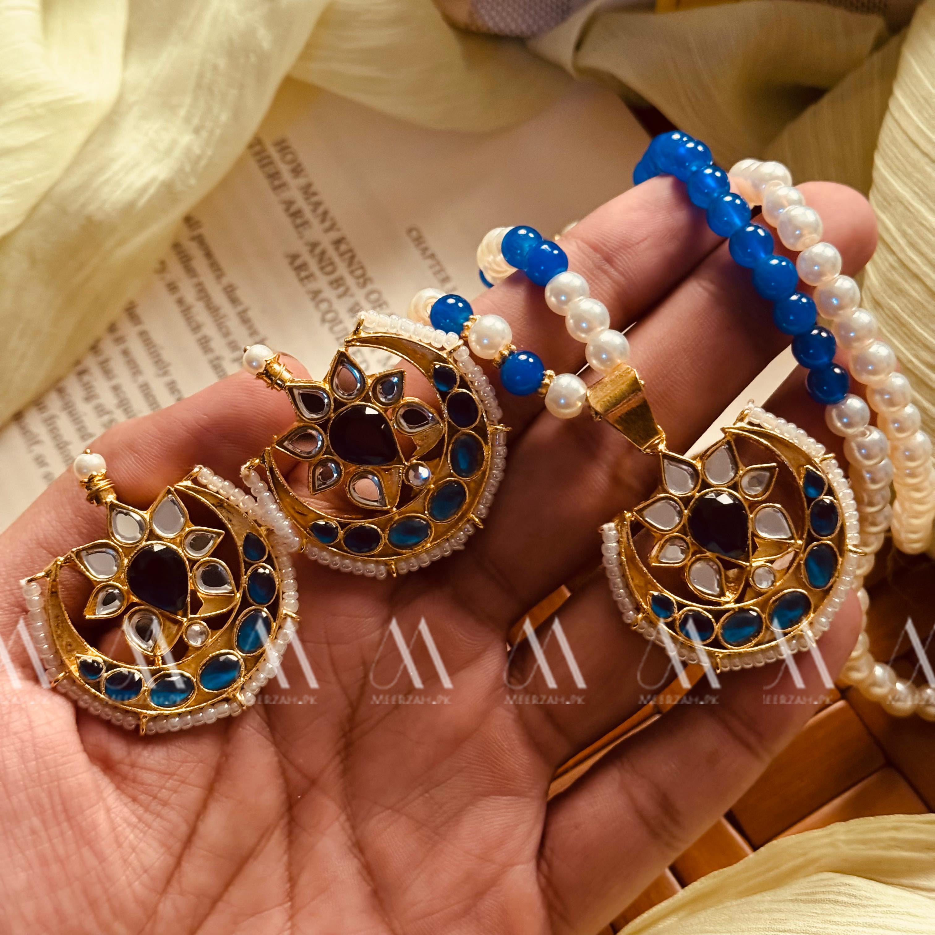 24K Gold Plated Real Zircon Stones Jarao Choker Set for Girls/Women