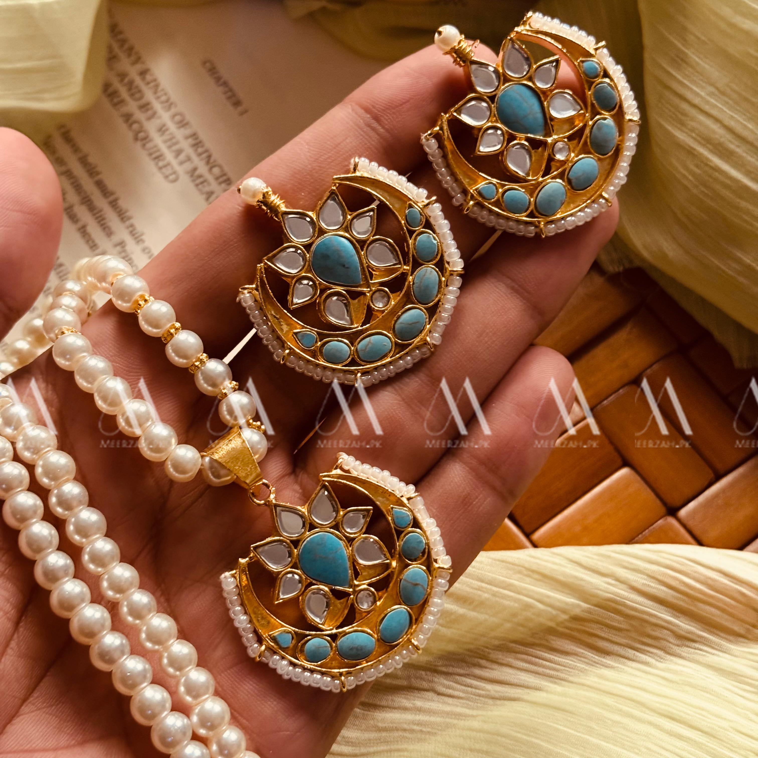 24K Gold Plated Real Zircon Stones Jarao Choker Set for Girls/Women