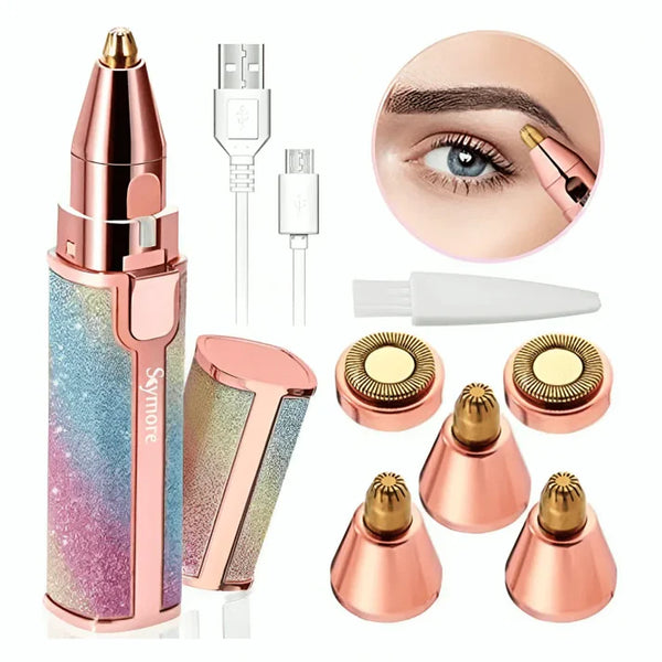 2 In 1 Eyebrow And Facial Hair Trimmer for Girls/Women