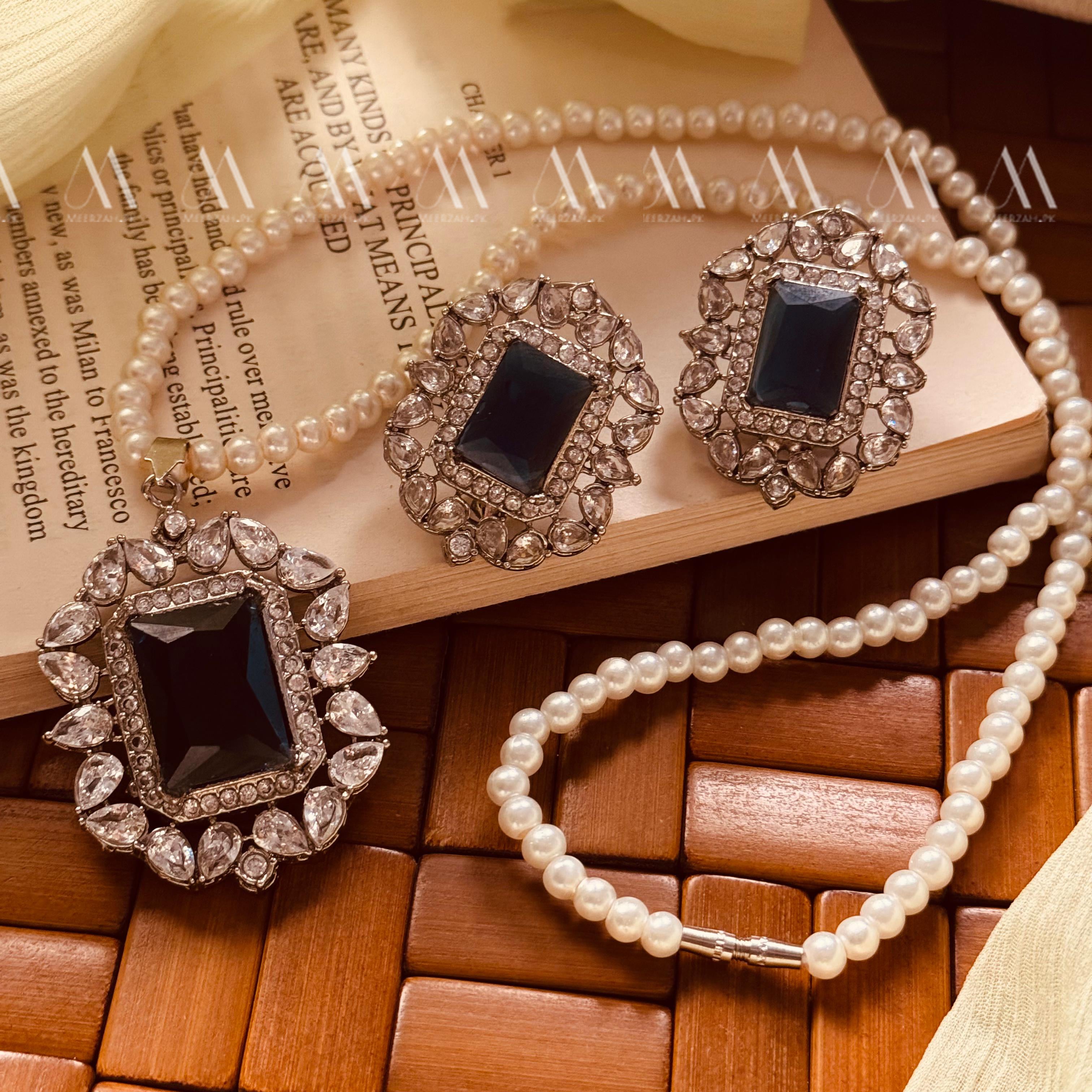 24K Gold Plated Real Zircon Stones Jarao Choker Set for Girls/Women