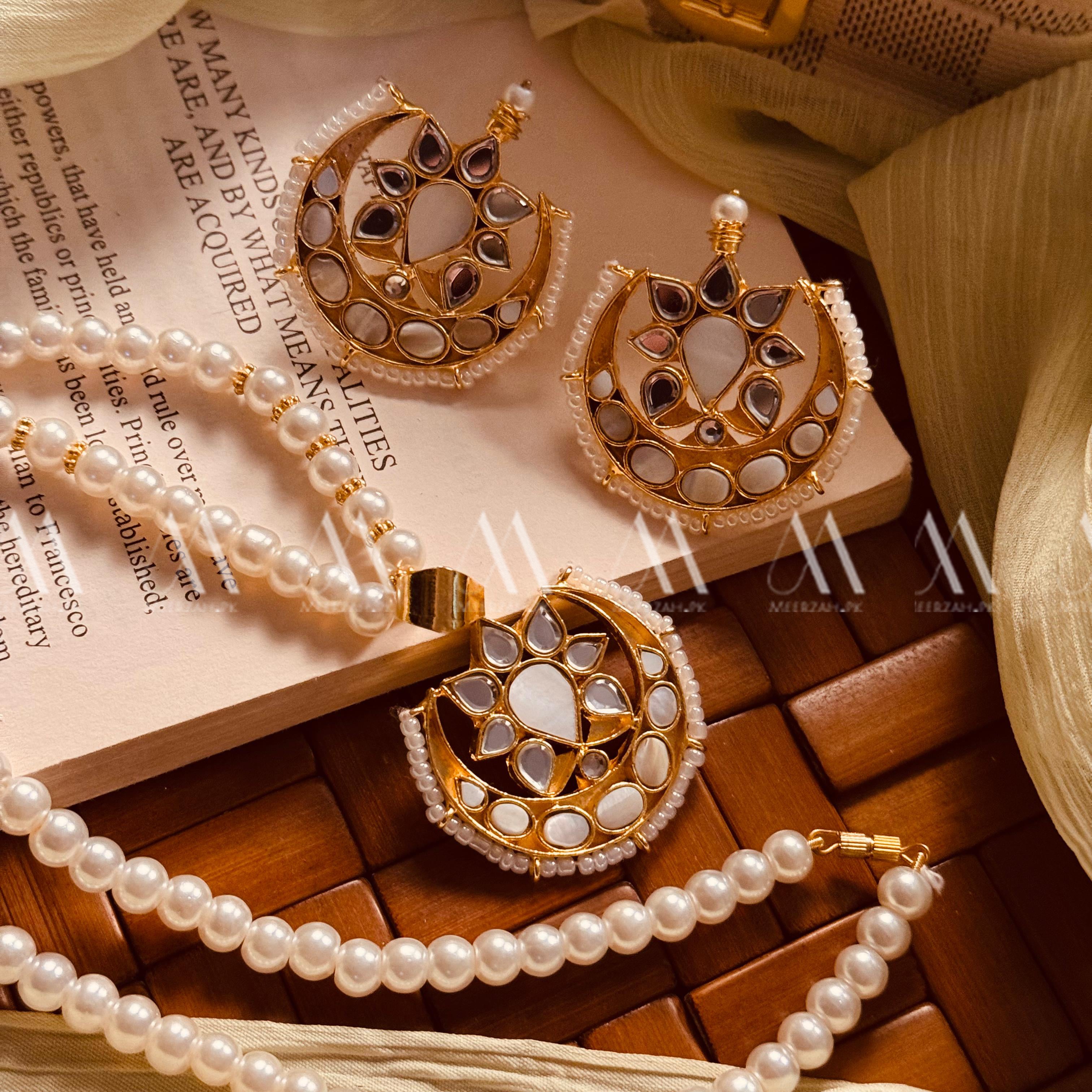 24K Gold Plated Real Zircon Stones Jarao Choker Set for Girls/Women
