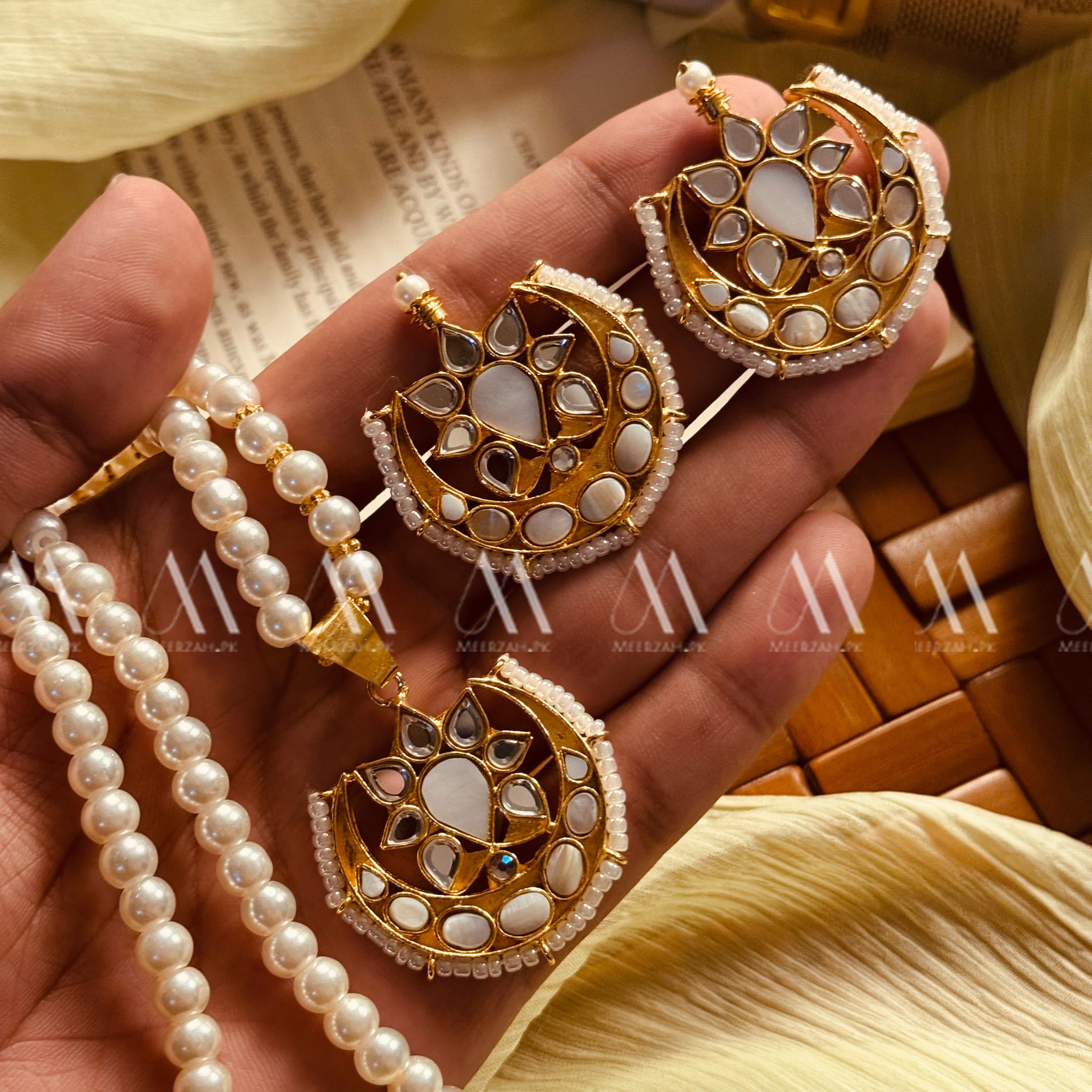 24K Gold Plated Real Zircon Stones Jarao Choker Set for Girls/Women