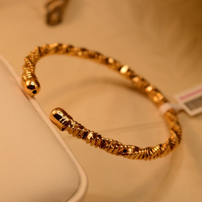 Dazzling Unique Design Gold Plated Bangle for Girls/Women