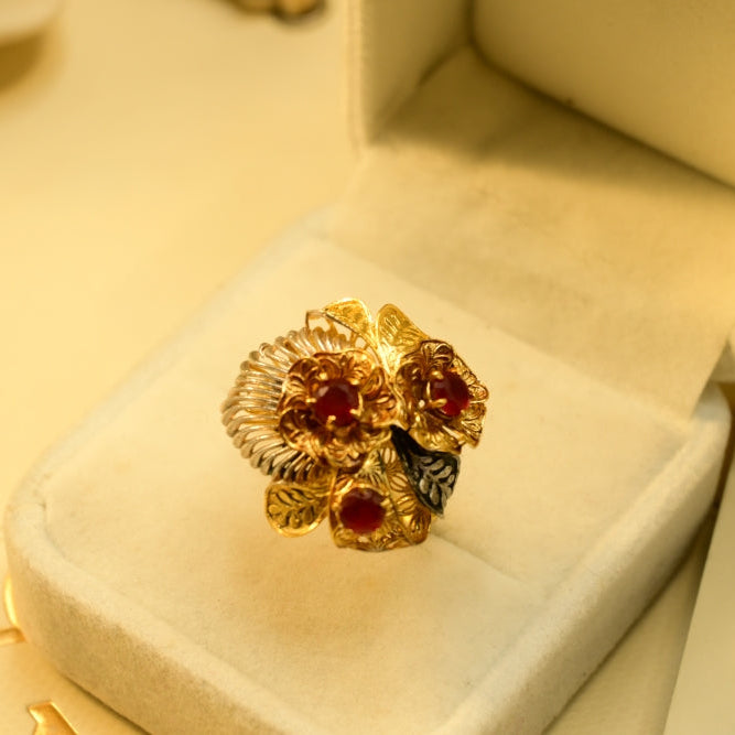 Beautiful Unique Design Gold Plated Ring For Girls/Women
