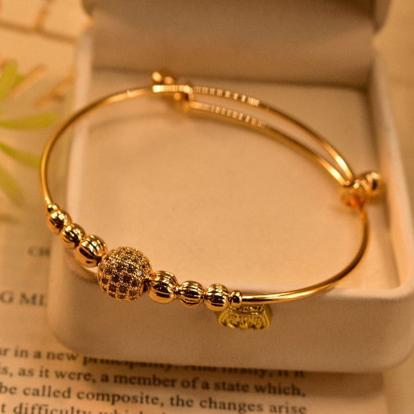 Luminous Design Gold Plated Crystal Stones Bracelet for Girls/Women