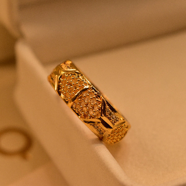 Luxury Design Gold Plated Ring For Girls/Women