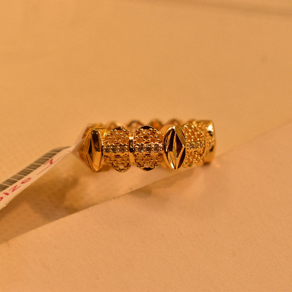 Elegant Design Gold Plated Crystal Stone Ring For Girls/Women