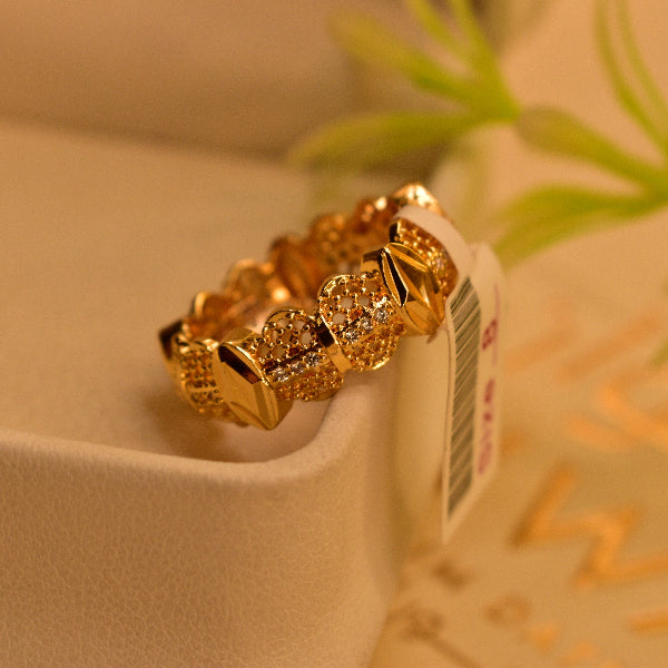 Charming Design Gold Plated Crystal Stone Ring For Girls/Women