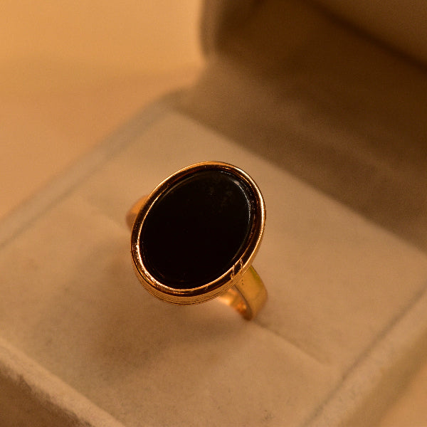 Beautiful Design Gold Plated Real Stone Ring For Girls/Women