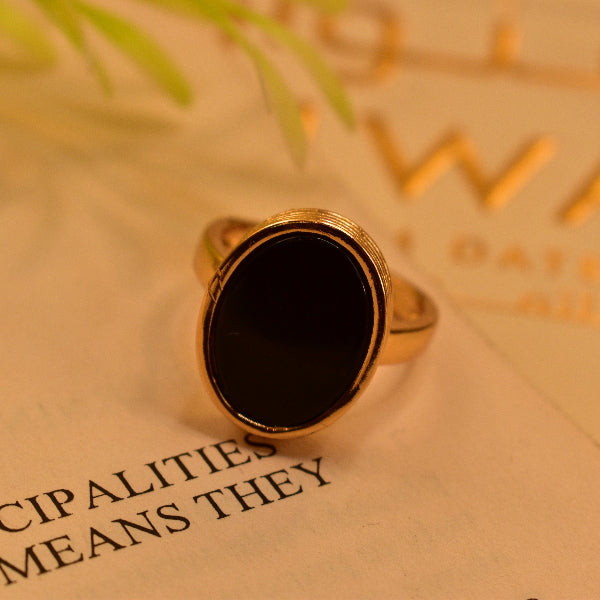 Beautiful Design Gold Plated Real Stone Ring For Girls/Women