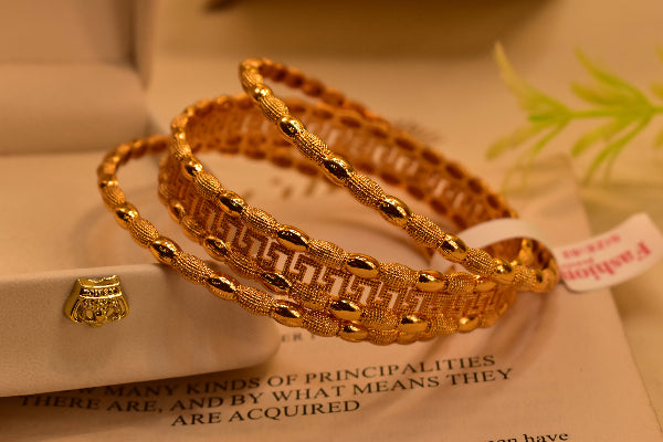 Dazzling Design 3pc Bangle Set for Girls/Women