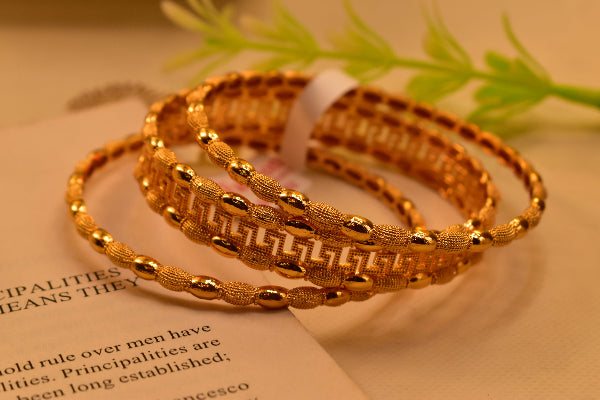 Dazzling Design 3pc Bangle Set for Girls/Women