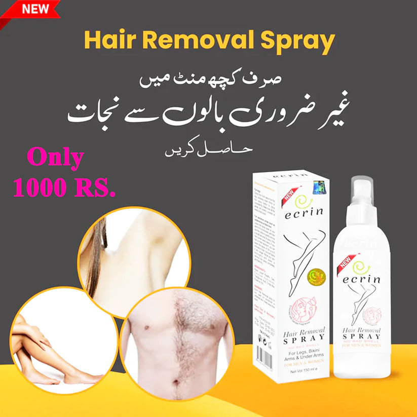 Ecrin Hair Remover Spray For Girls/Women