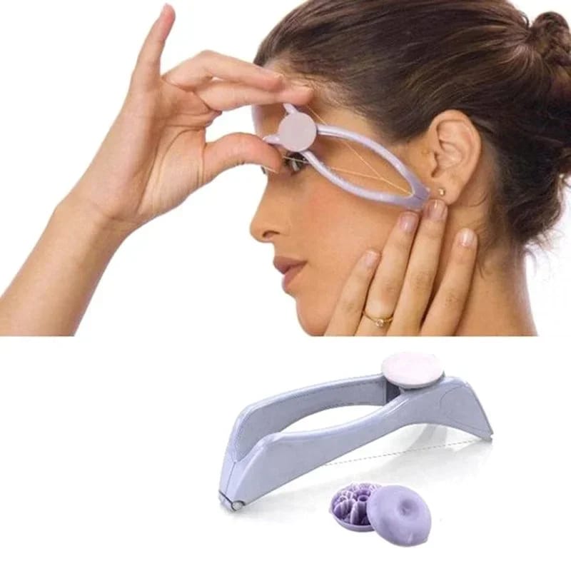 Women Hair Removal Epilator Mini Facial Hair Remover Spring Threading Face Defeatherer