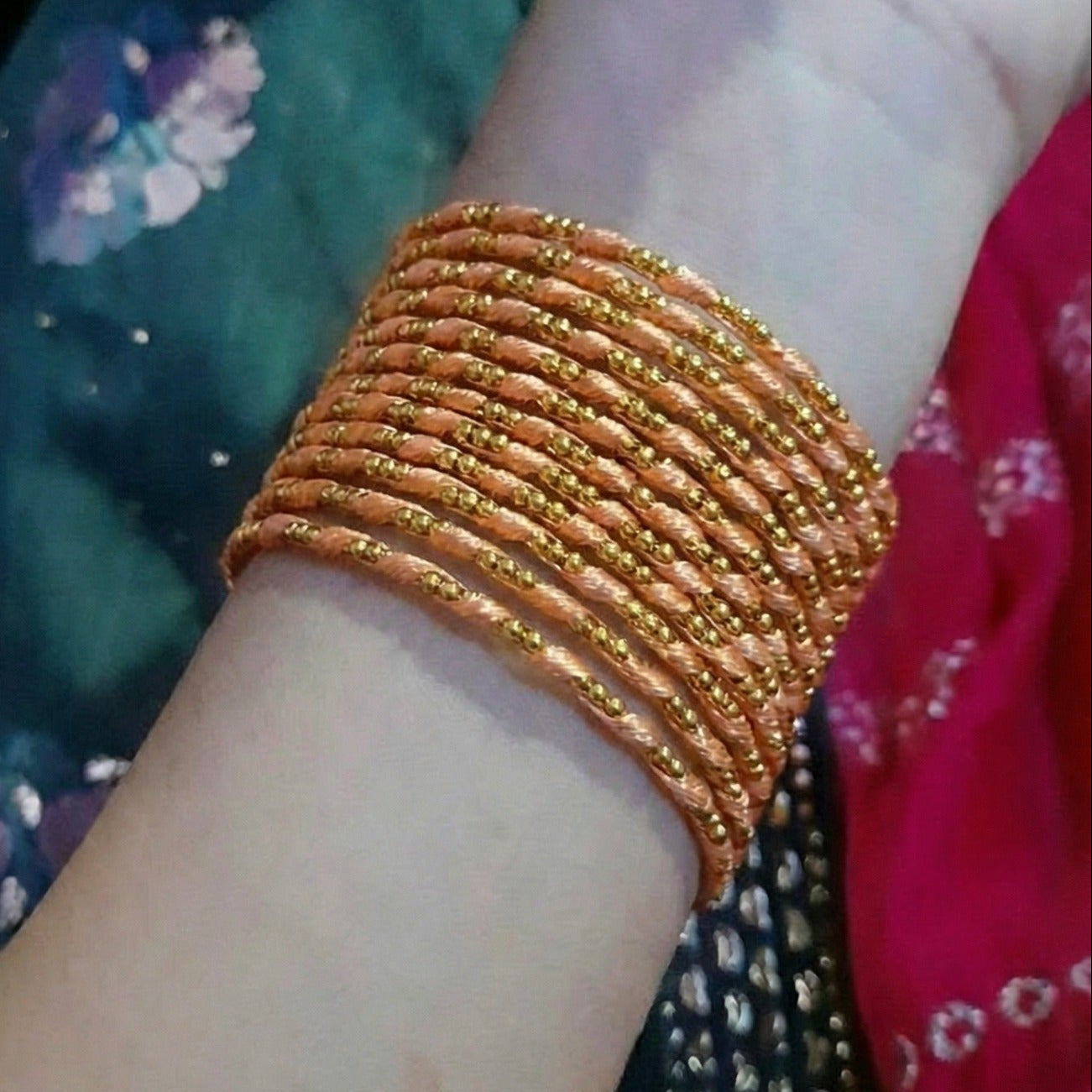 Glamorous Unique Design 12pc Bangle Set for Girls/Women