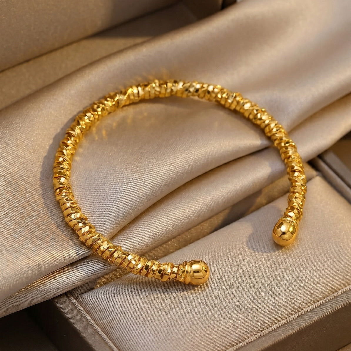 Dazzling Unique Design Gold Plated Bangle for Girls/Women