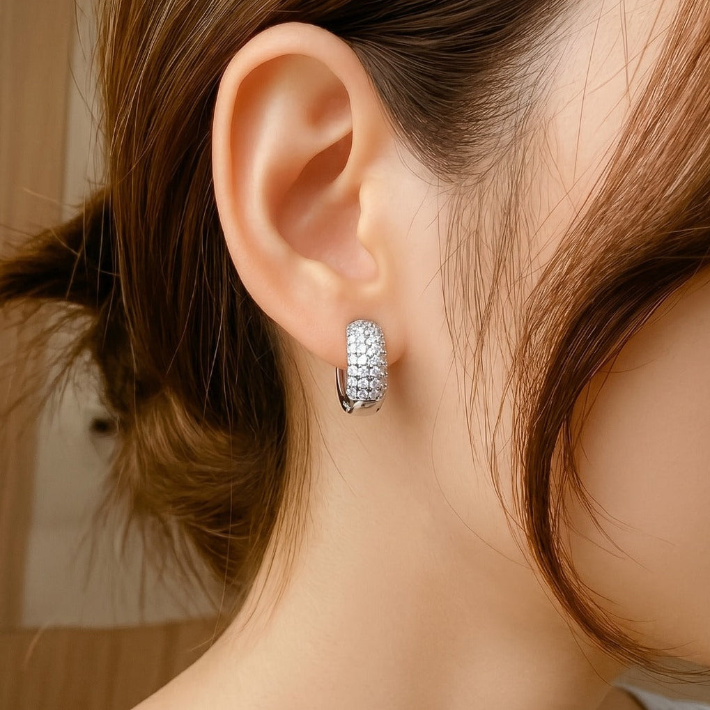 Charming Unique Design Crystal Stones Earrings For Girls/women