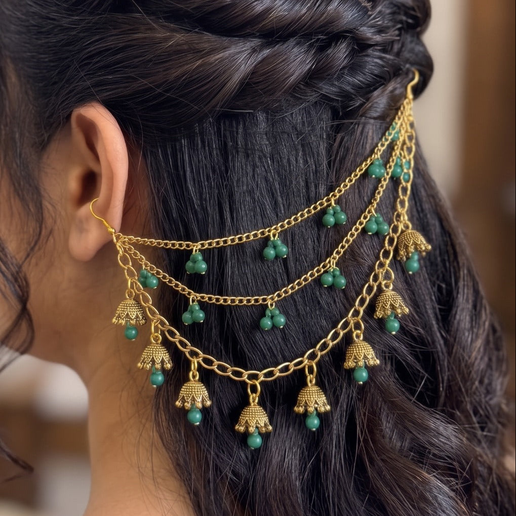 Beautiful Unique Design Gold Plated Sahara For Girls/women