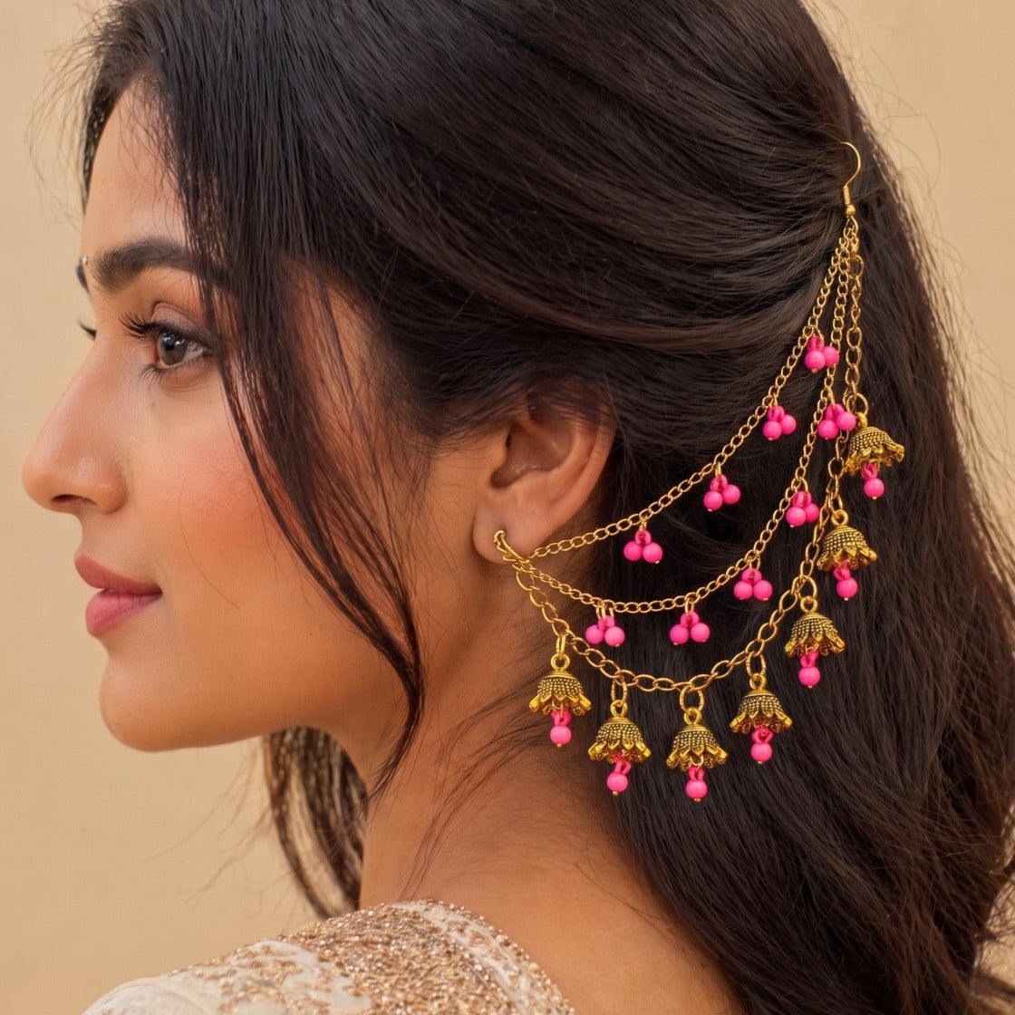 Beautiful Unique Design Gold Plated Sahara For Girls/women