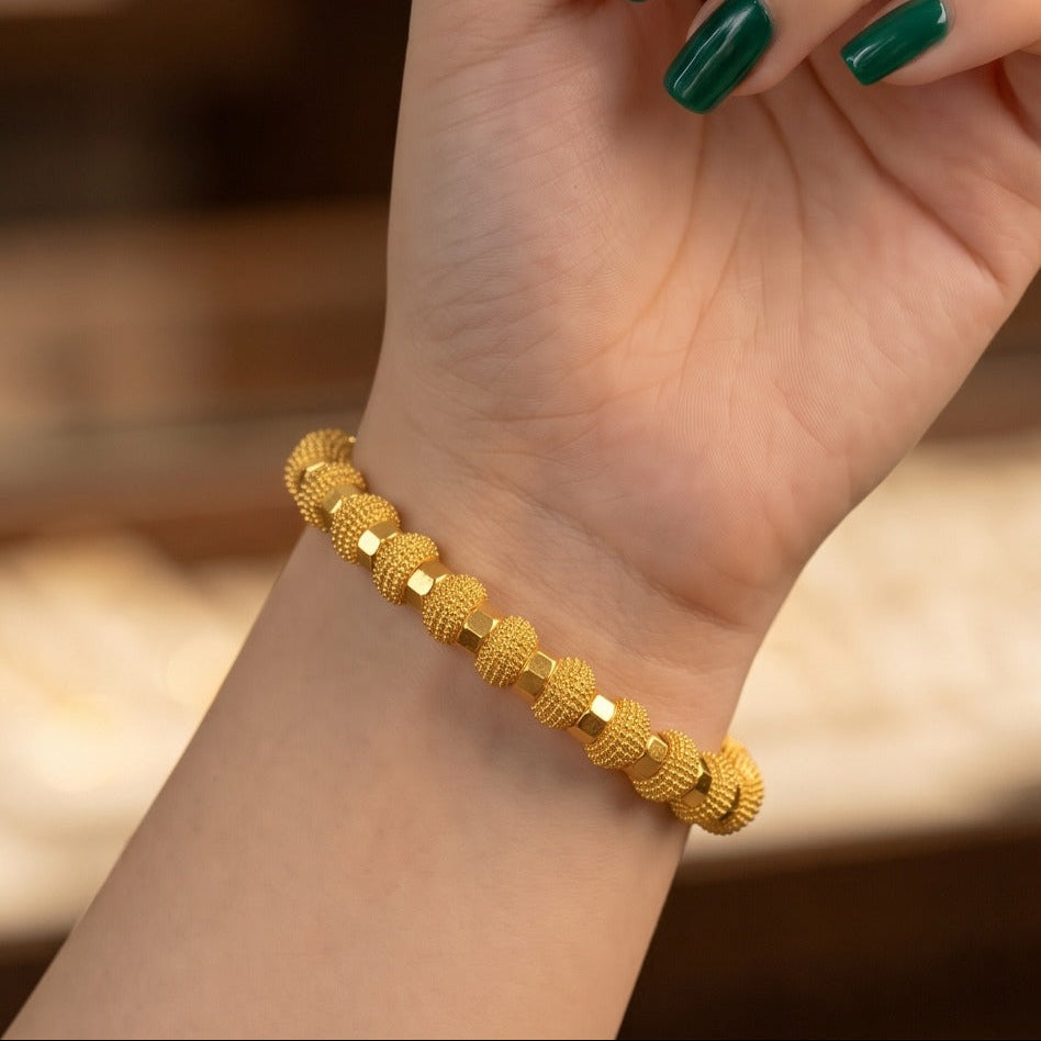 Fancy Unique Design Gold Plated Bangle for Girls/Women
