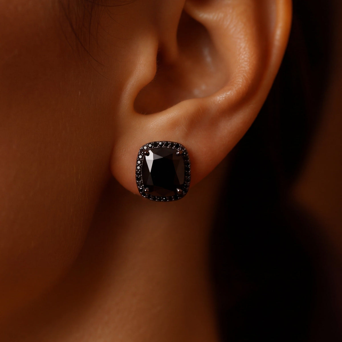 Elegant Design Silver Plated Crystal Stones Earrings For Girls/Women