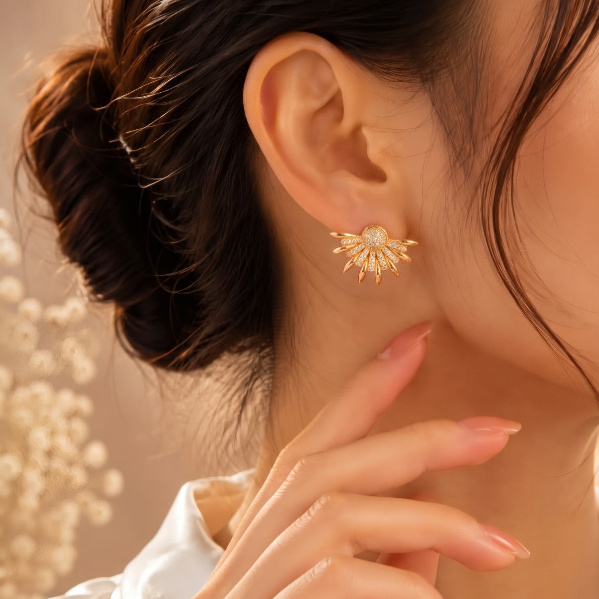Stylish Unique Design Crystal Stones Earrings For Girls/Women