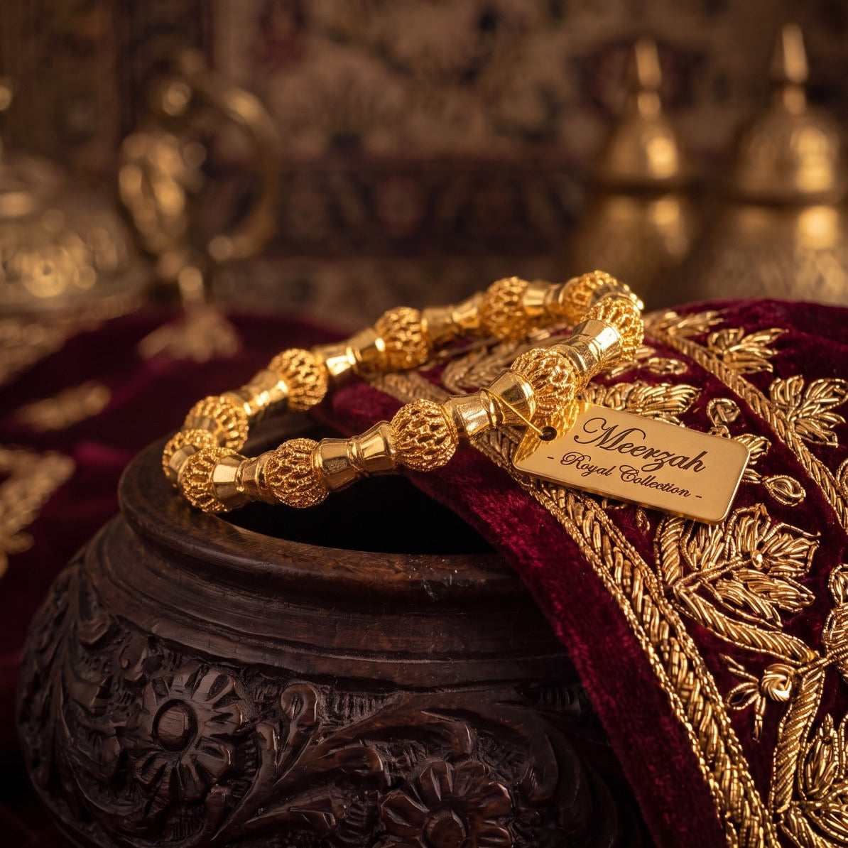 Dazzling Unique Design Gold Plated Bangle For Girls/women