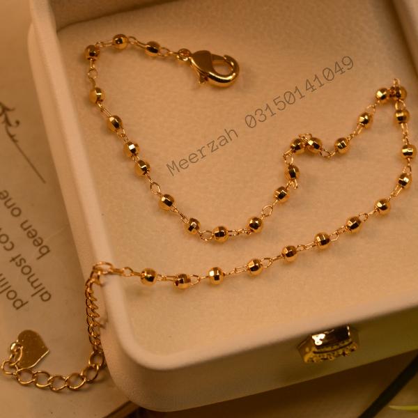 Elegant Design Gold Plated Anklet for Girls/Women