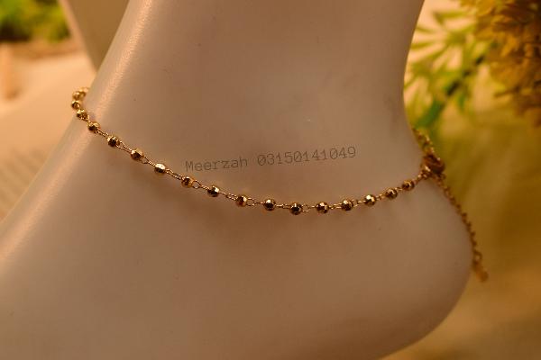 Elegant Design Gold Plated Anklet for Girls/Women