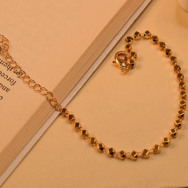 Fancy Design Gold Plated Anklet for Girls/Women