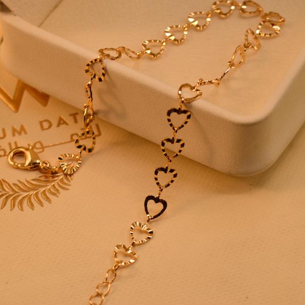 Beautiful Unique Design Gold Plated Anklet for Girls/Women