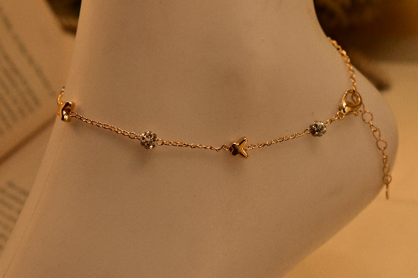 Dazzling Unique Butterfly Design Anklet for Girls/Women