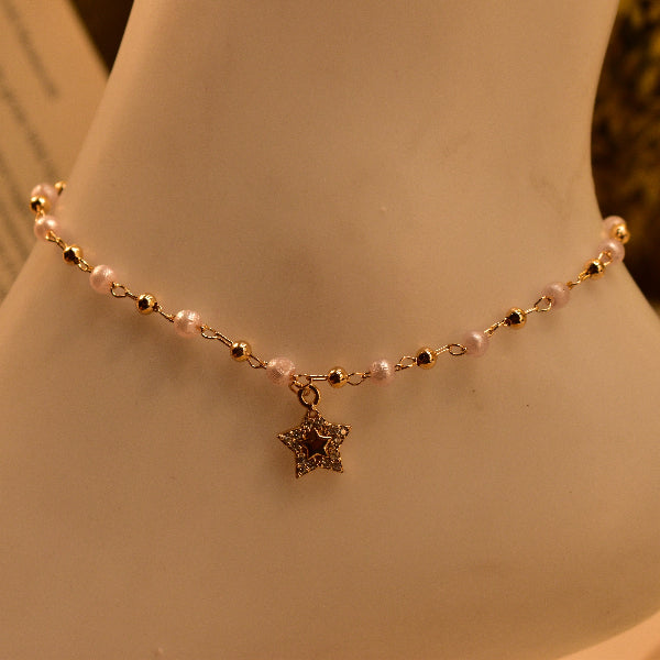 Beautiful Unique Design Gold Plated Anklet for Girls/Women