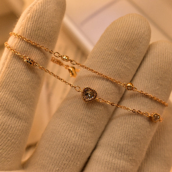 Luminous Unique Design Crystal Stones Bracelet for Girls/Women