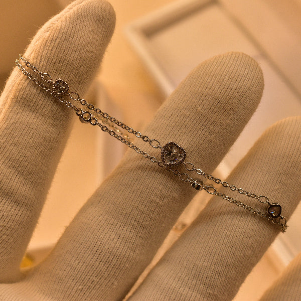 Luminous Unique Design Crystal Stones Bracelet for Girls/Women
