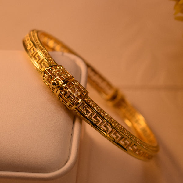 Glamorous Unique Design Gold Plated Bracelet for Girls/Women