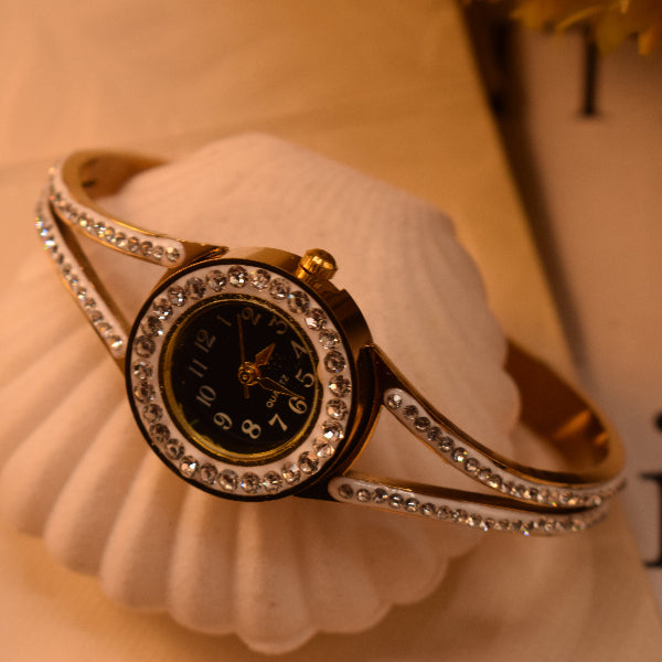 Luminous Design Gold Plated Crystal Stones Bracelet for Girls/Women