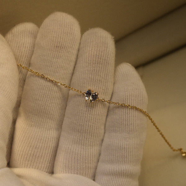 Fancy Unique Design Gold Plated Crystal Stone Bracelet for Girls/Women