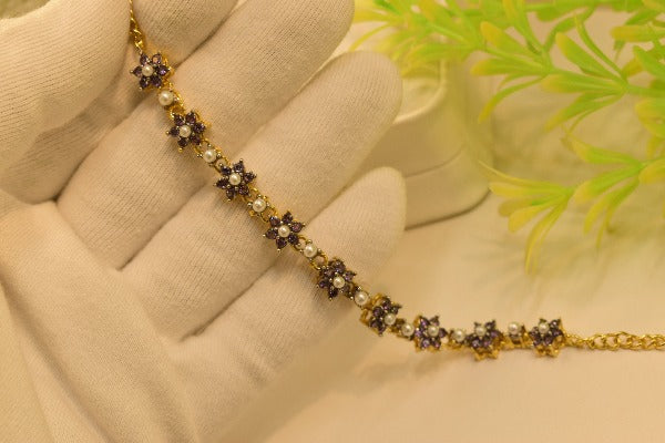 Stylish Design Real Stones Bracelet for Girls/Women