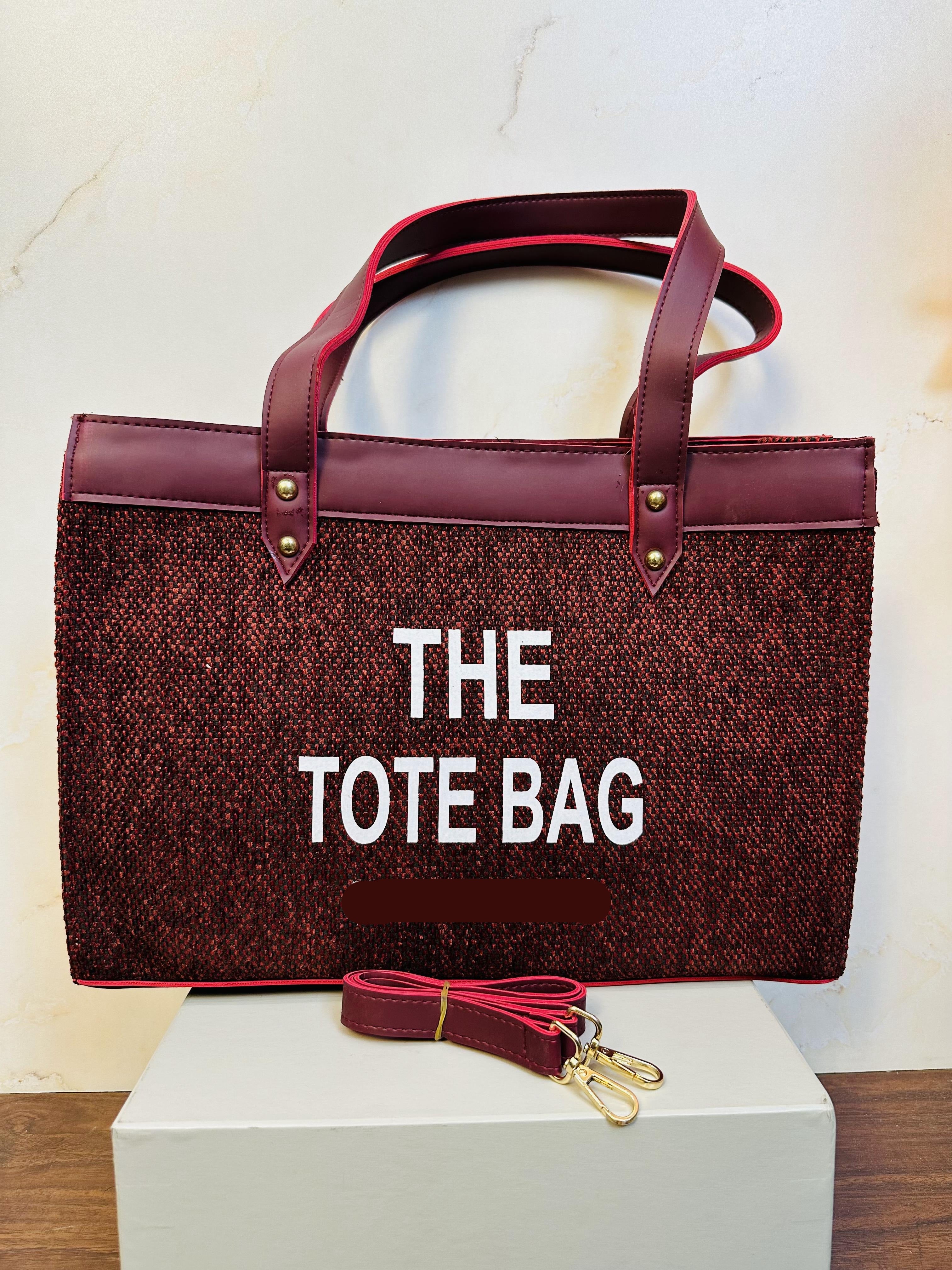 The Tote Bag Maroon Color For Girls/Women