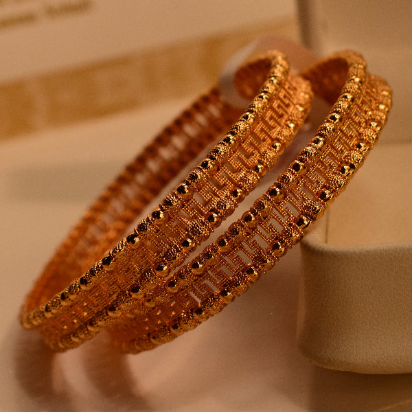 Luminous Unique Design 2pc Bangle Set for Girls/Women