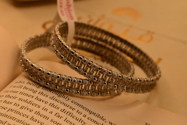 Luminous Unique Design 2pc Bangle Set for Girls/Women