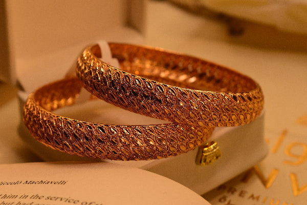 Beautiful Unique Design 2pc Bangle Set for Girls/Women