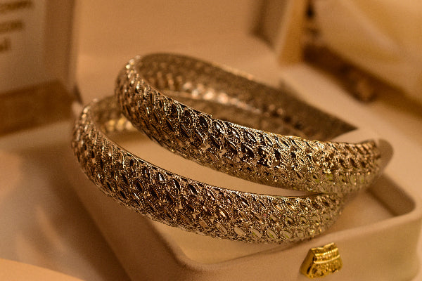 Beautiful Unique Design 2pc Bangle Set for Girls/Women