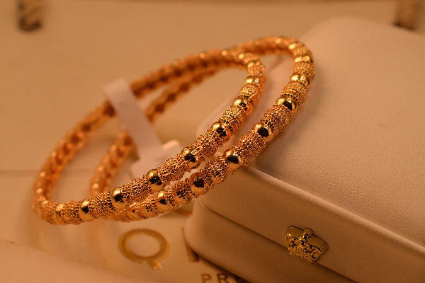 Luxury Unique Design 2pc Bangle Set for Girls/Women