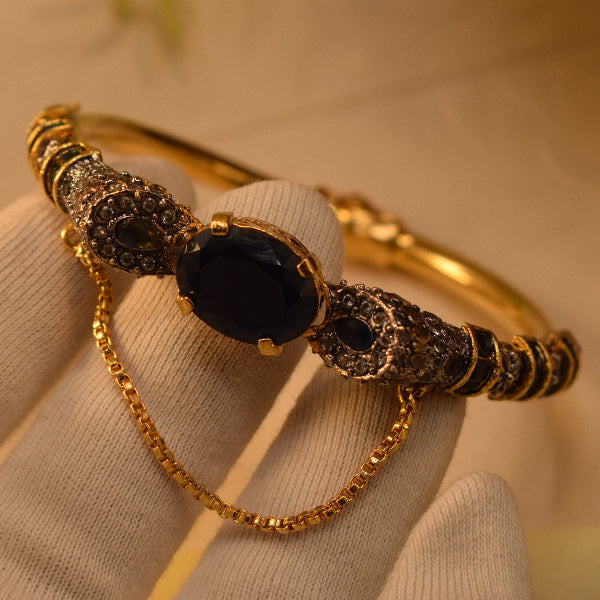Charming Design Gold Plated Crystal Stones Bangle for Girls/Women