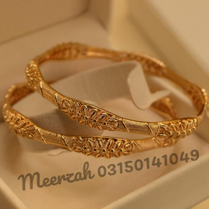 Elegant Design Gold Plated Bangles for Girls/Women