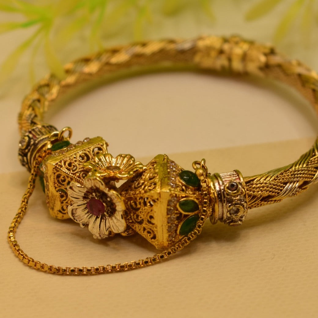 Elegant Fancy Gold Plated Bangle for Girls/Women