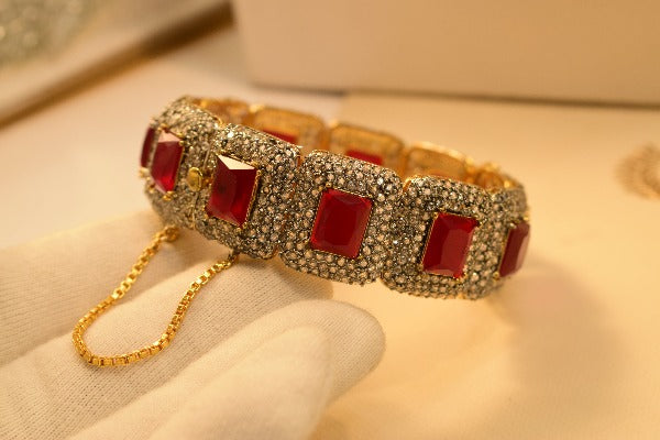 Beautiful Real Stone Bangle for Girls/Women